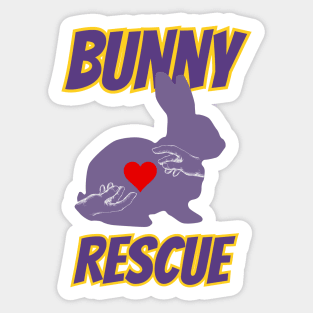 Bunny rescue Sticker